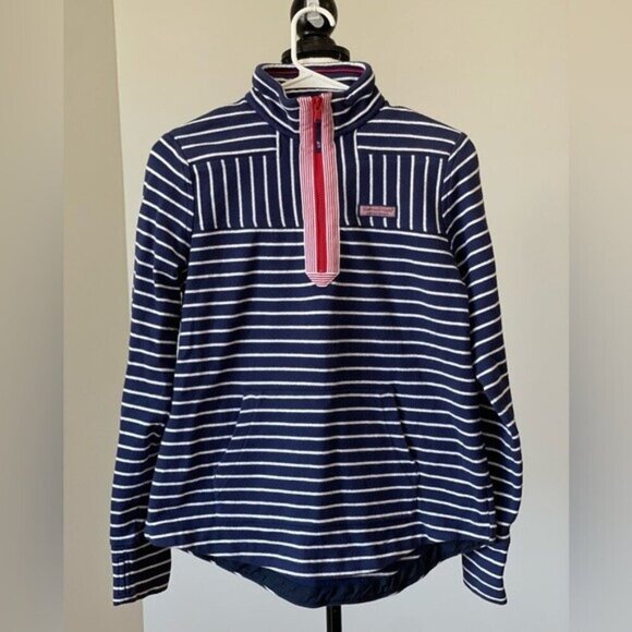 Vineyard Vines size XS Americana Relaxed Stripe Shep Shirt patriotic July 4th - Picture 1 of 13
